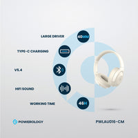 Powerology  Hybrid ANC Wireless Headphones
