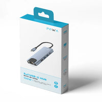 Pawa Metal Shell USB-C Hub Series — Grey