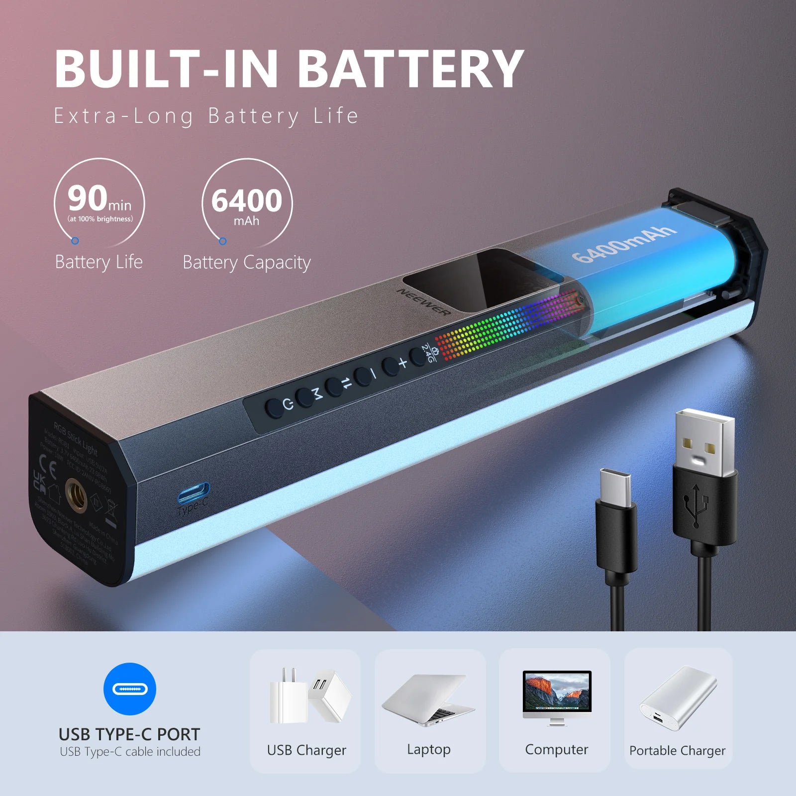 Neewer RGB1 Handheld RGB LED Video Light